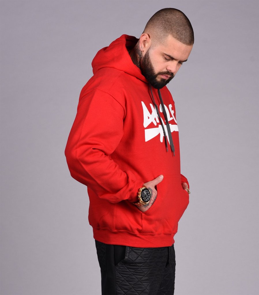 AK26 RED HOODIE