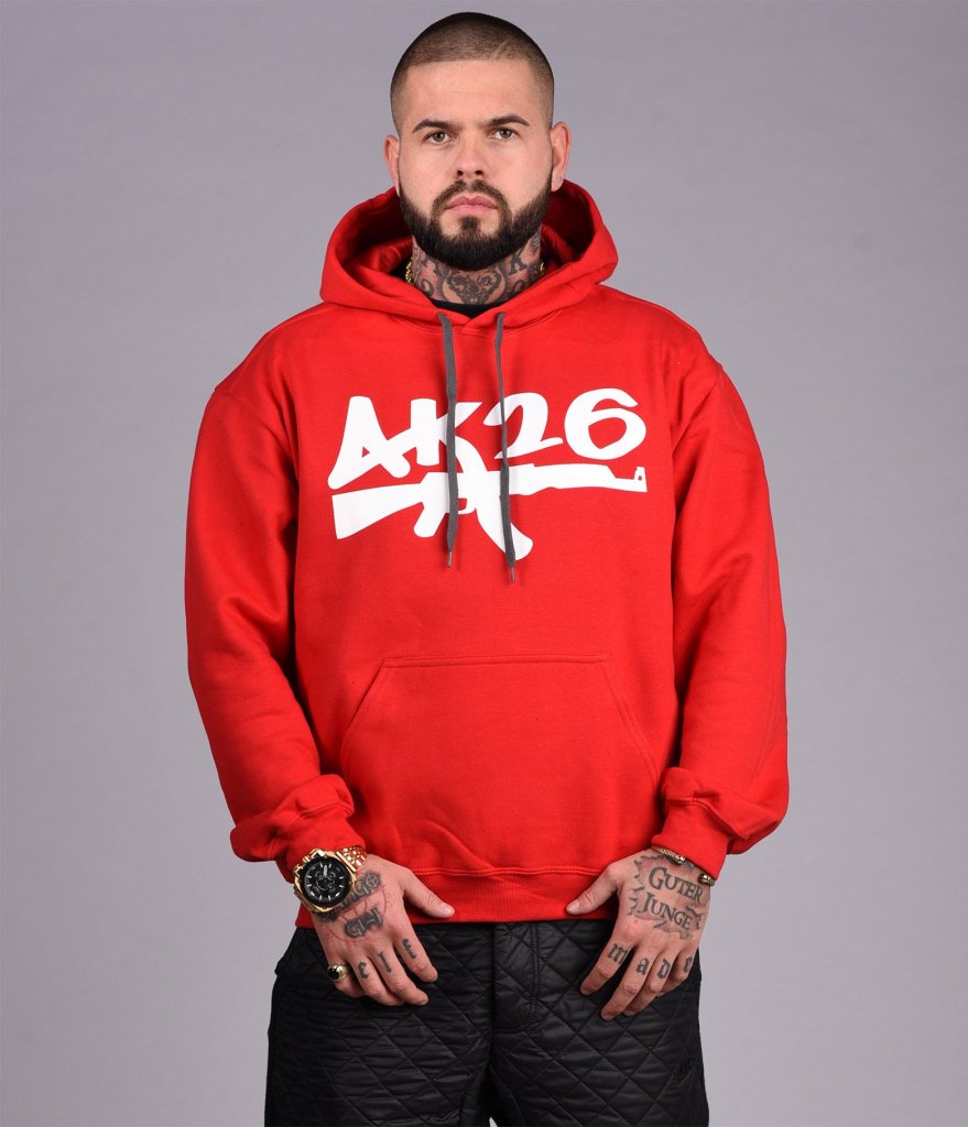 AK26 RED HOODIE