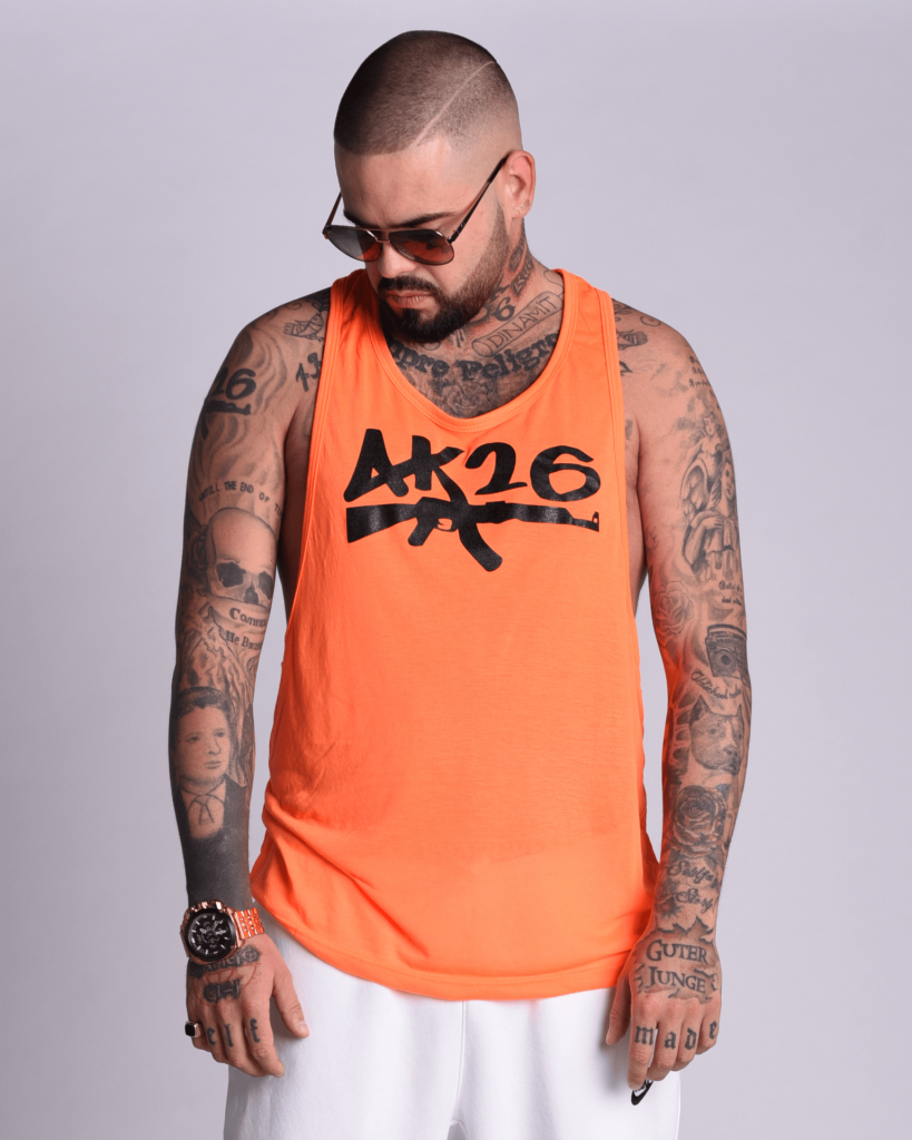AK26 SUMMER ORANGE UNISEX TANK TOP
